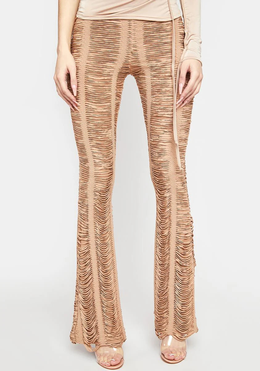 Nude Don’t Get Technical Distressed Pants