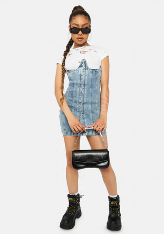 Open Road Denim Underbust Dress