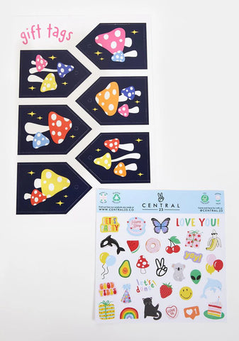 Magic Mushrooms Wrapping Paper