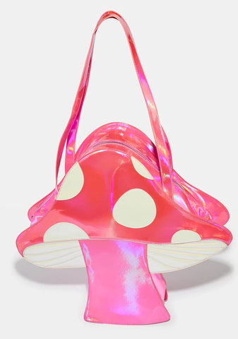 Lost In Wonderland Holographic Tote Bag