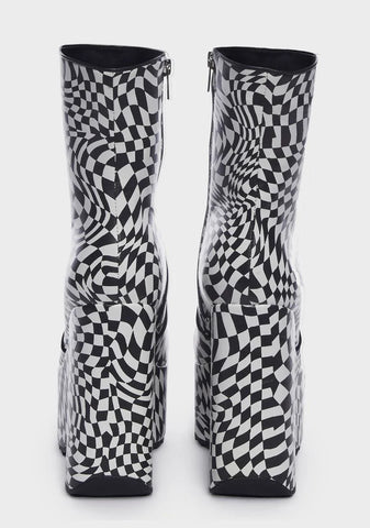 Aftershock Checkered Boots