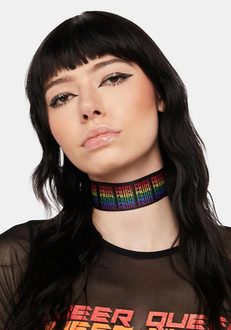 Worn With Pride Choker Necklace