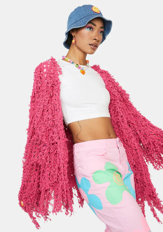 Love Acknowledge It Crochet Cardigan