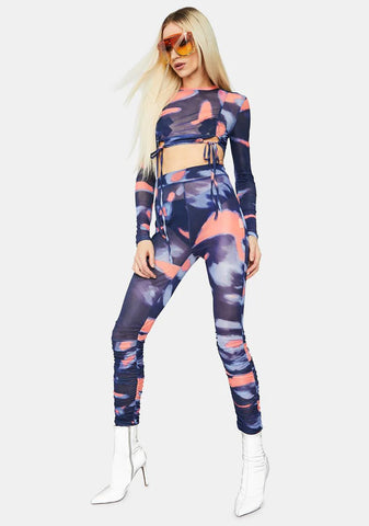 Sugar High Mesh Leggings Set
