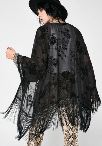 Festie Fever Sheer Kimono