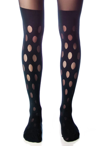 X Pretty Polly Reverse Spot Tights