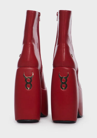 Spicy Say What You Mean Platform Boots