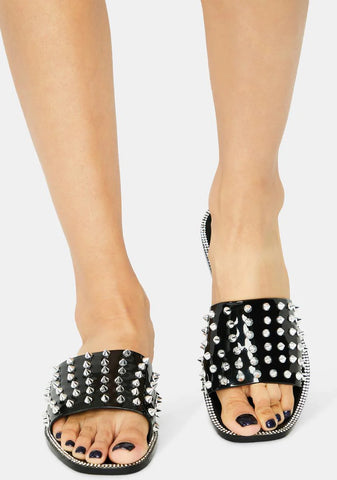 Midnight Such A Stud Spiky Slides