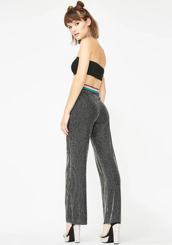 Miss Sparkle Striped Pants