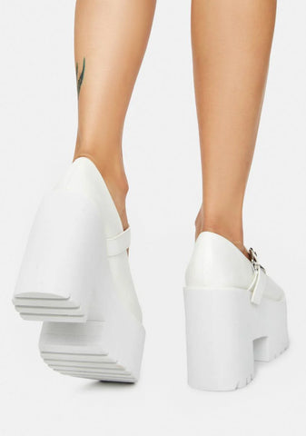 Angel Hit The City Platform Mary Janes