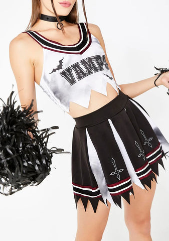 Vamp Cheerleader Costume Set