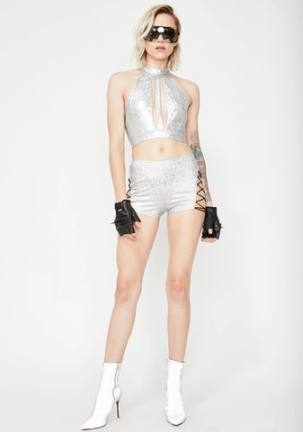 Cosmic Acid Fairy Hologram Shorts