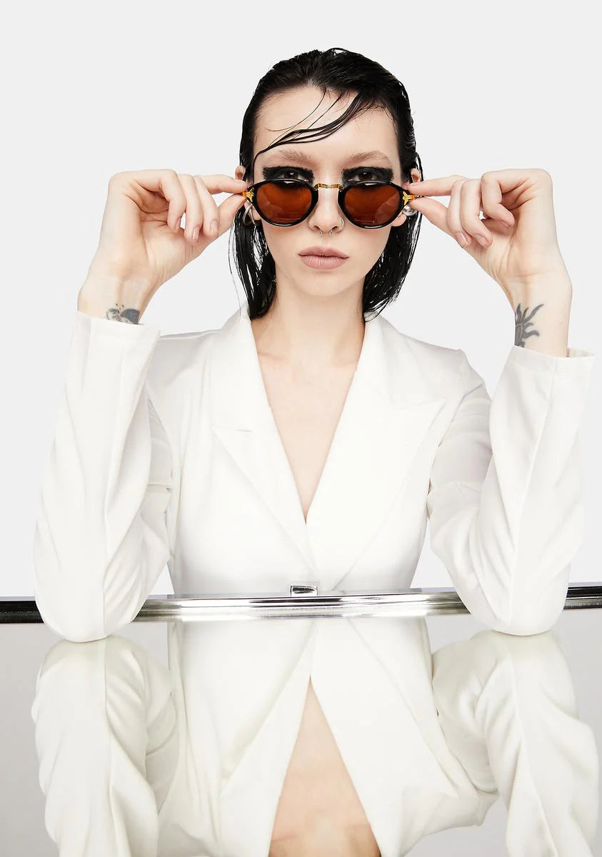 Brown Ritual Round Sunglasses