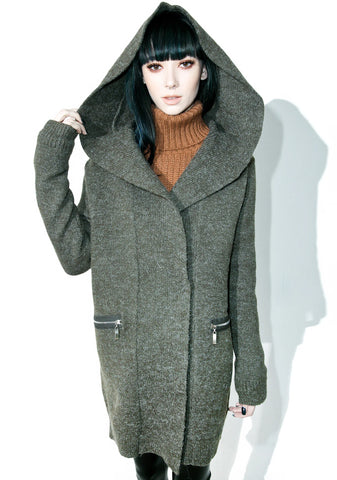 Huntress Hooded Knit Jacket