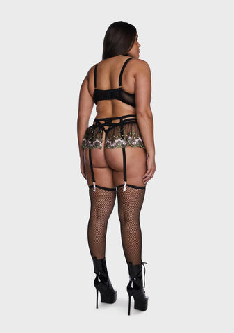 Plus Blossomed Soul Lingerie Set