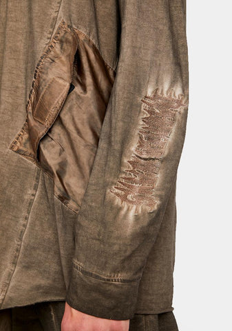 Atmosphere Unisex Patch Pocket Long Sleeve Top