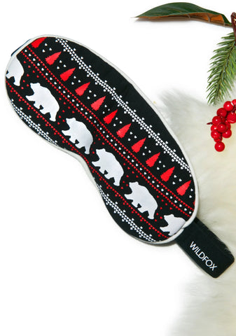 Alaska Bears Eyemask - Black