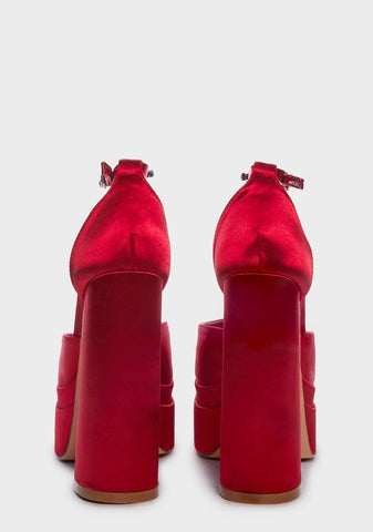 Ruby Wanna Be Me Platform Heels