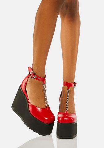 No Roof Platform Sandals