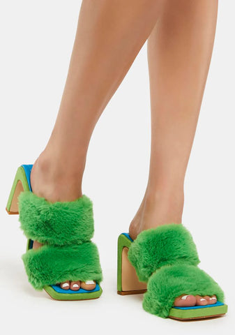 Arlet Faux Fur Heels