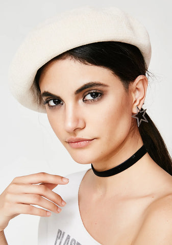 Ivory Major Attitude Beret