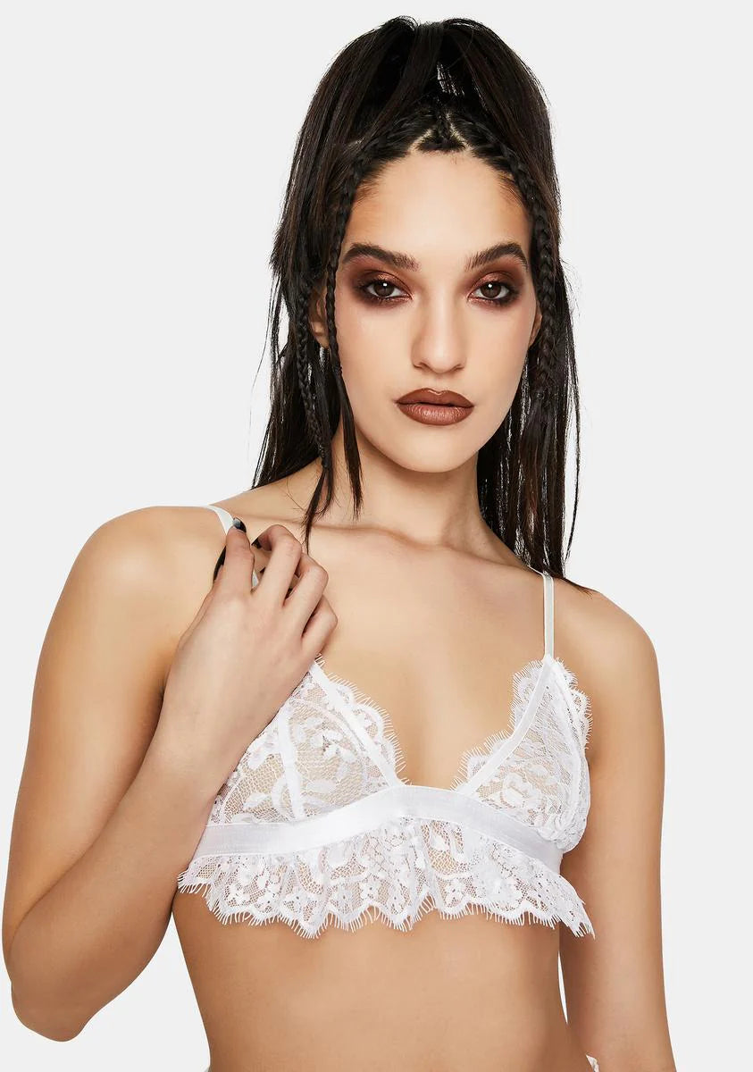 White Dawn Lace Bralette