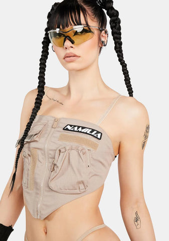 Desert Tactical Bandana Top