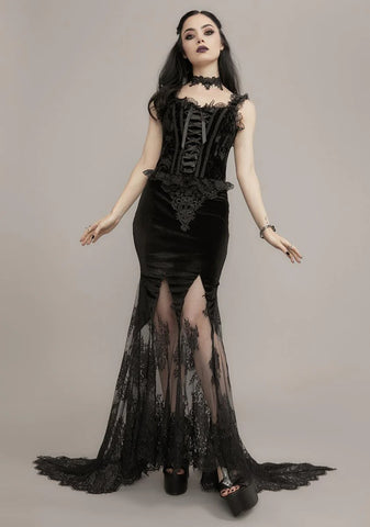 Wicked Killer In Me Velvet Bustier