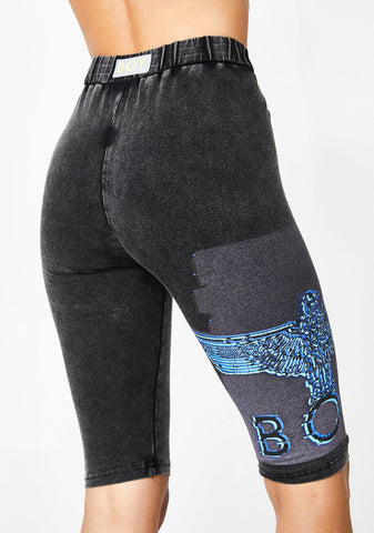 Onyx Boy Eagle Glitch Cycling Shorts