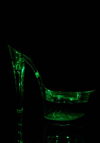 Clearly Friends With Benefits Light Up Heels