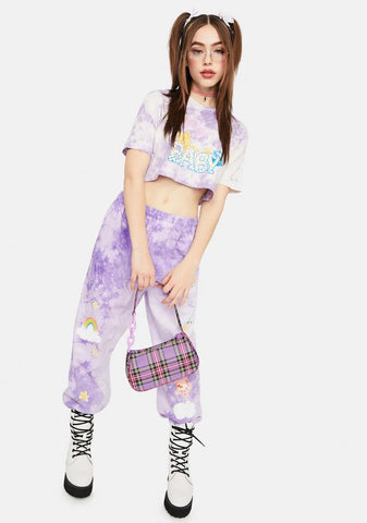 Think Happy Tie Dye Sweats
