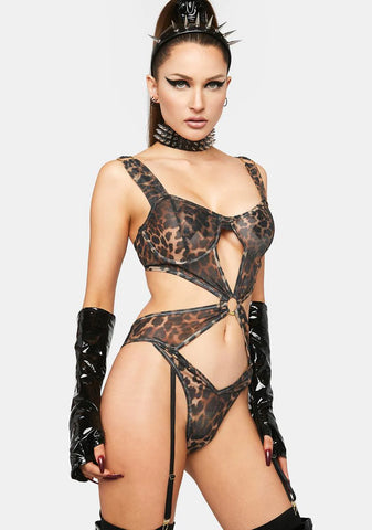 Spotlight On Me Leopard Print Teddy