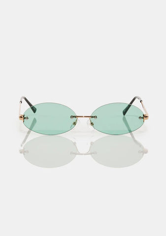 Nice Moves Oval Sunglasses