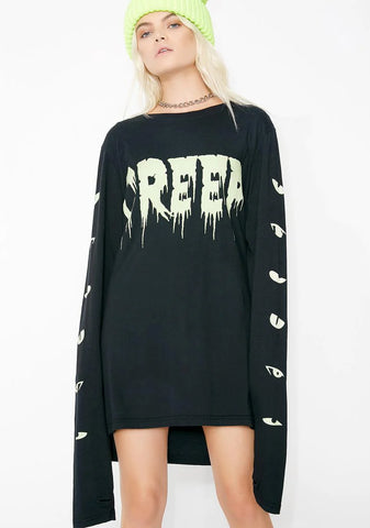 Peepin' Creep Long Sleeve Tee