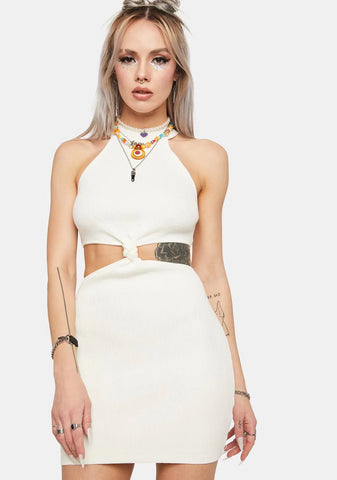 Unknown Location Knit Mini Dress