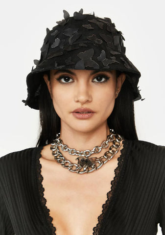 Bewitched Own The Magic Butterfly Bucket Hat