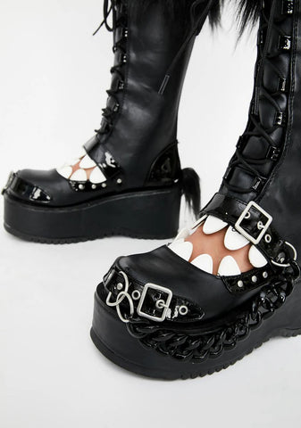 Shadow Lurker Knee High Boots