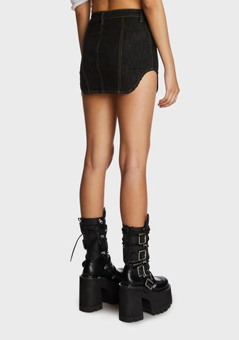 Lowkey Luxury Denim Skirt