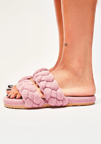 Mauve So Unbothered Slide Sandals