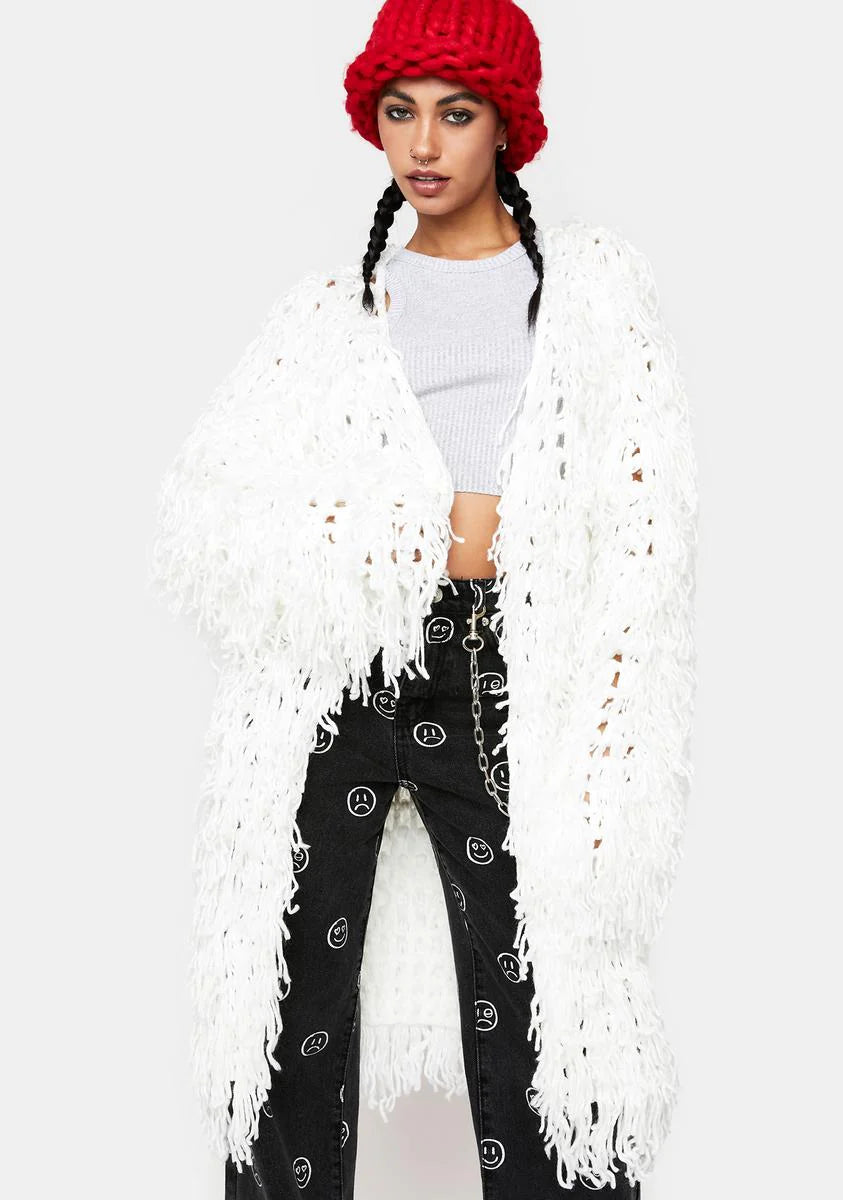 Too Shy Long Cardigan