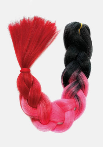 Lipstick Braid In Hair Extensions