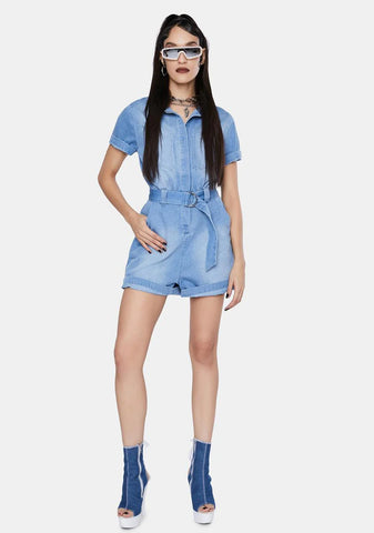 Karla Denim Romper