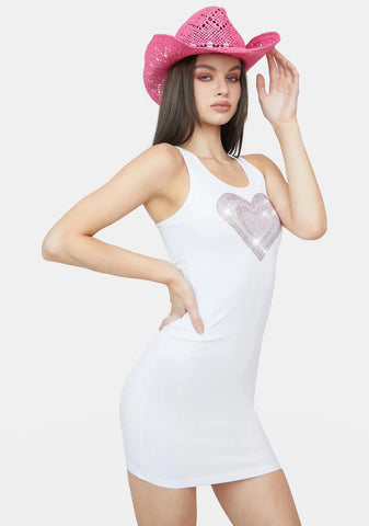 Home With Me Heart Mini Dress