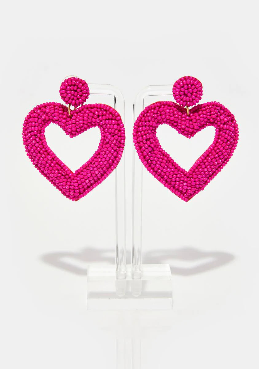 Pink Heartbreaker Earrings