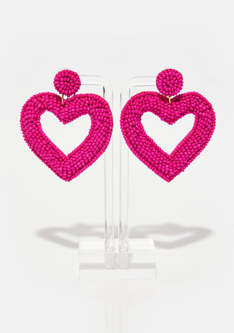 Pink Heartbreaker Earrings