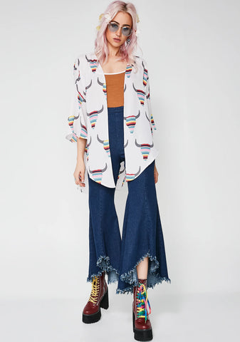 Run Wild Short Kimono