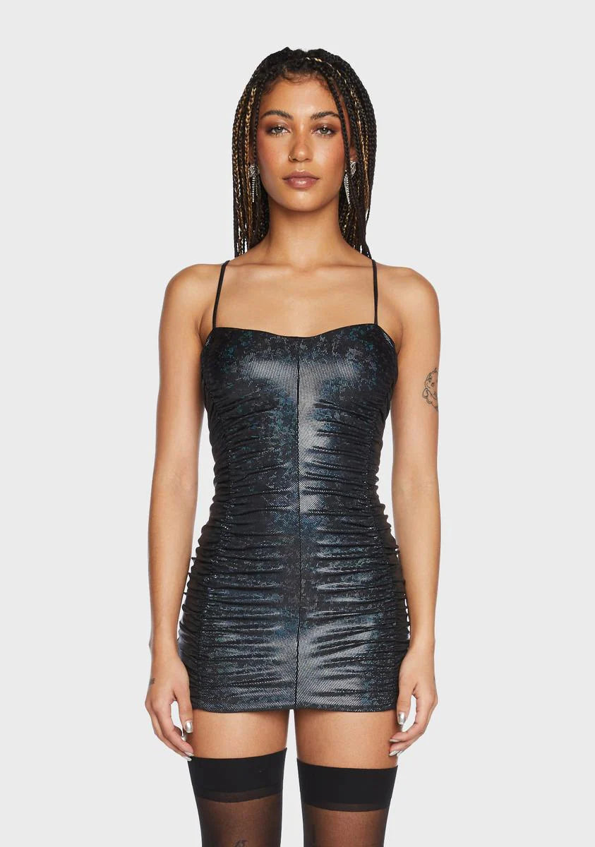 Onyx Mystical Trance Mini Dress