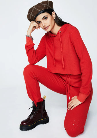 Can’t Handle Cropped Hoodie