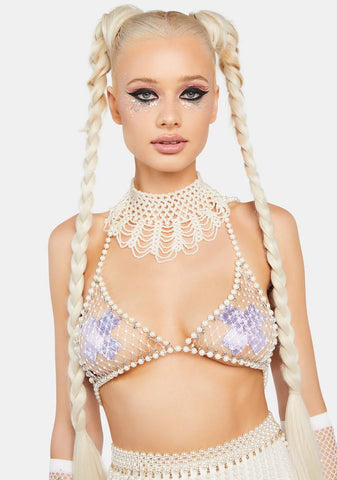 Worldly Wonder Chain Bra Top