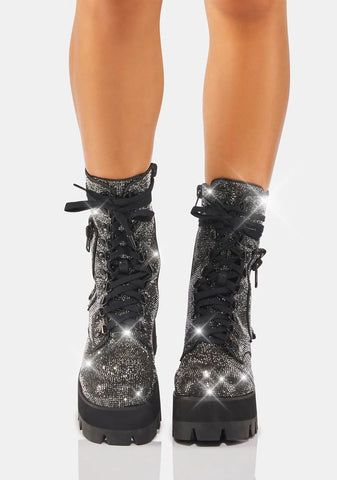 Strike It Rich Rhinestone Boots